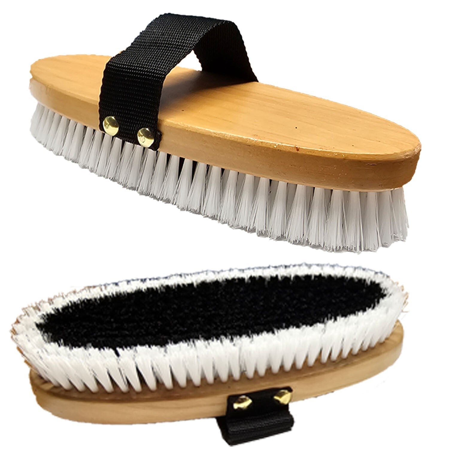 Horse Grooming Brush Soft Bristle Equestrian Cleaning Brush