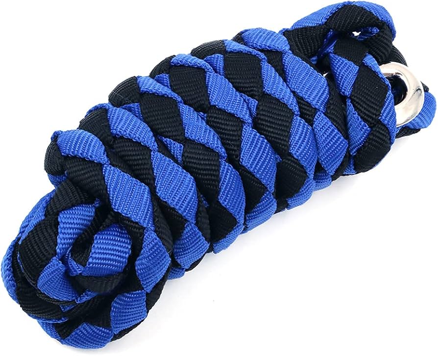 Horse Lead Rope with Clip Strong Braided Equestrian Rope