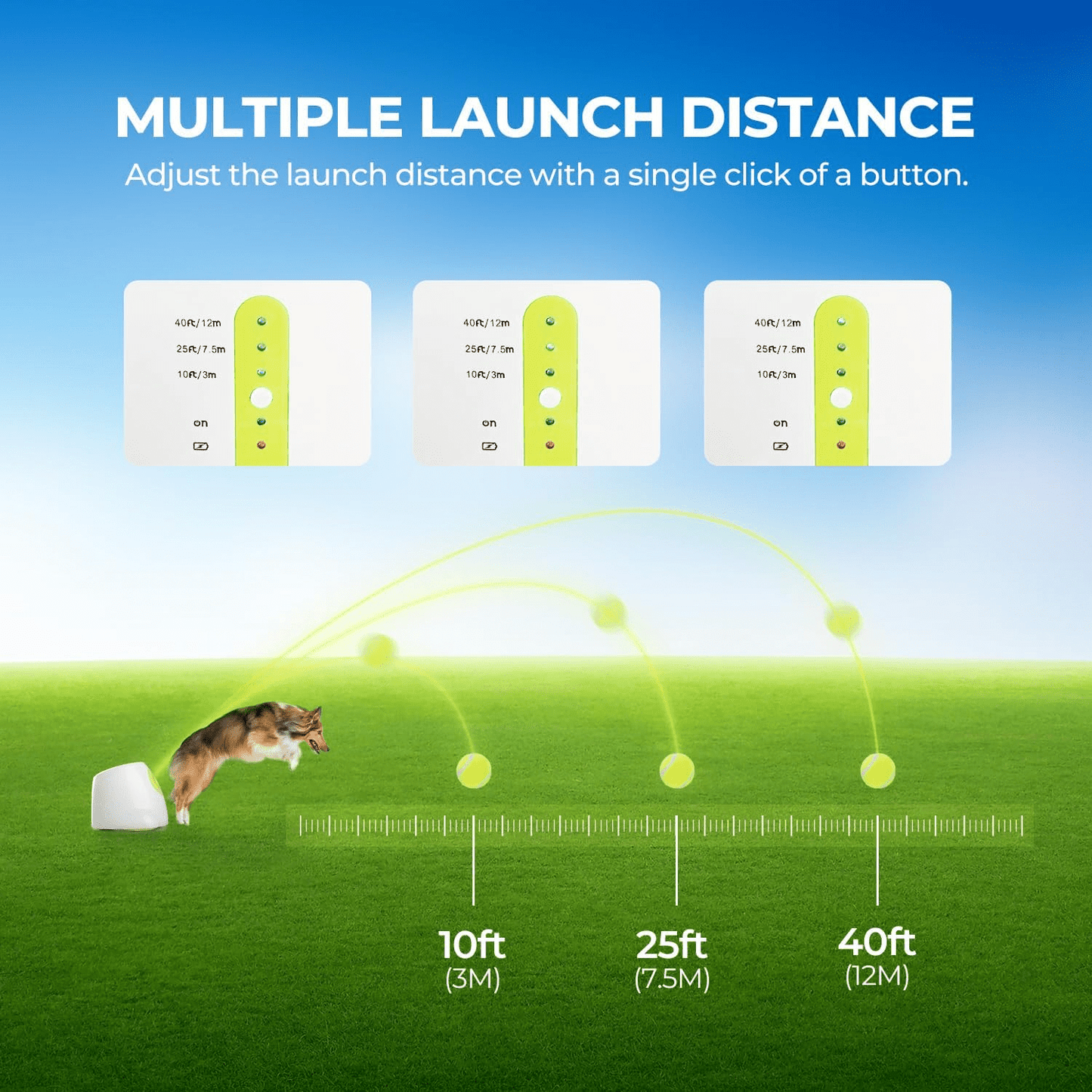 Automatic Dog Ball Launcher Interactive Thrower